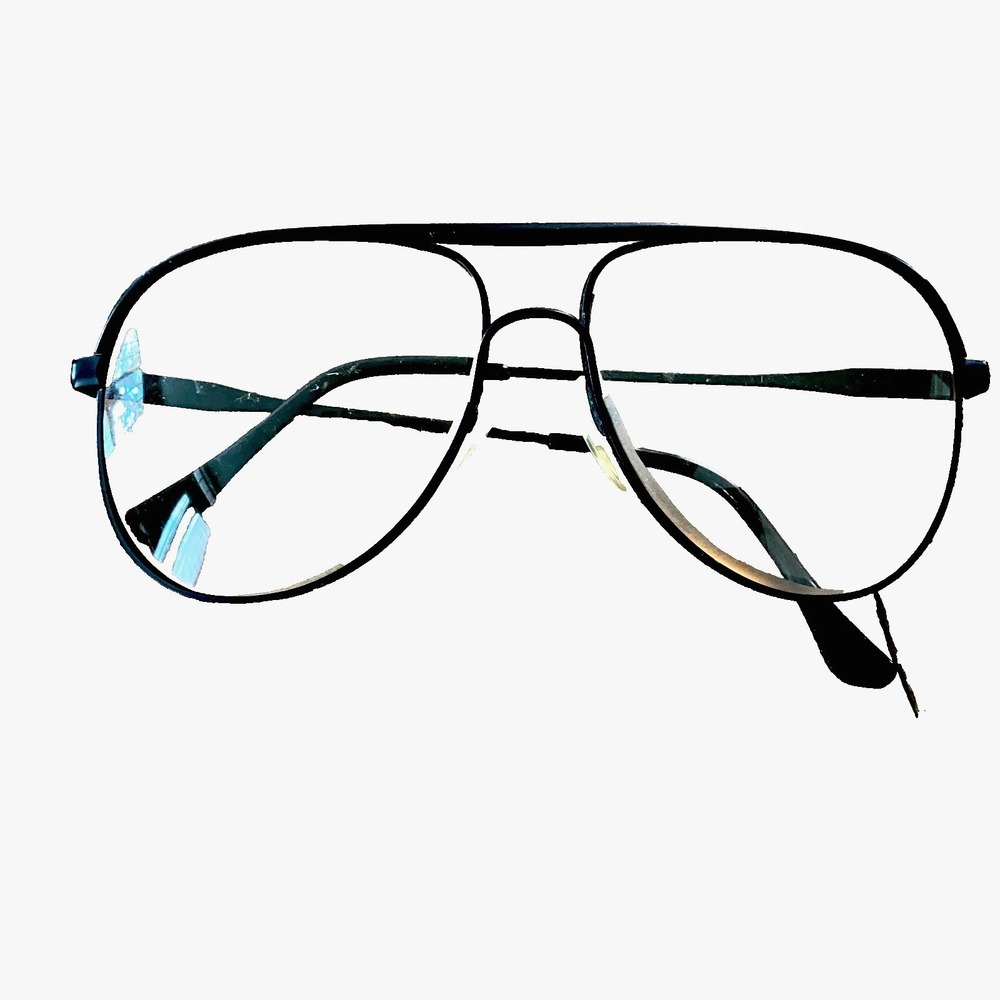 Unbranded Eyeglasses Aviator 56-14 Metal Vintage